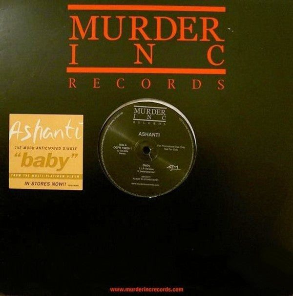 Ashanti - Baby (12", Single, Promo)