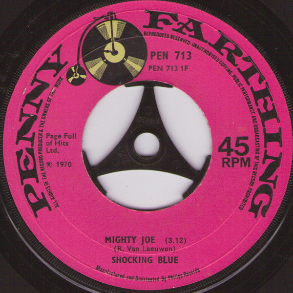 Shocking Blue - Mighty Joe (7", Single)
