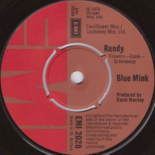 Blue Mink - Randy (7", Single)