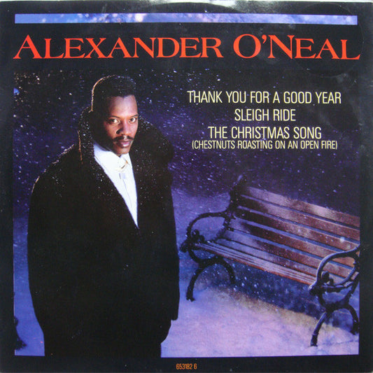 Alexander O'Neal - Thank You For A Good Year / Sleigh Ride / The Christmas Song (Chestnuts Roasting On An Open Fire) (12", Single)