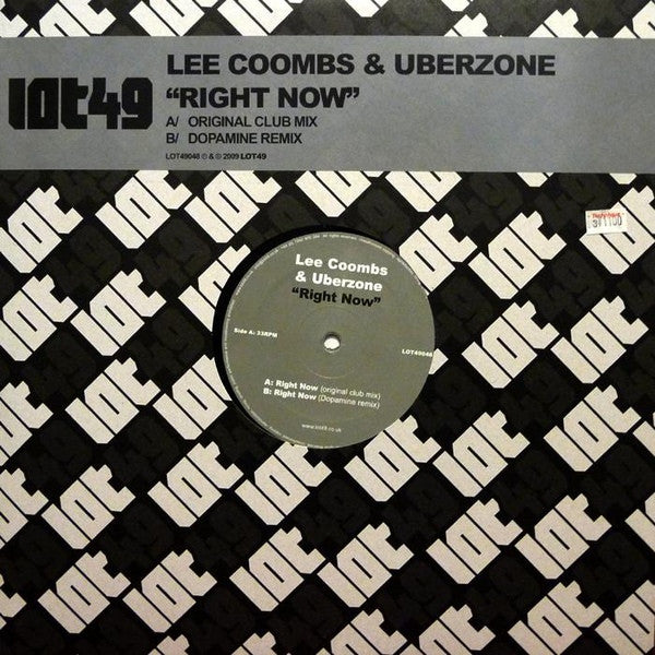 Lee Coombs & Uberzone* - Right Now (12")