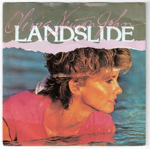 Olivia Newton-John - Landslide (7", Single, Pus)