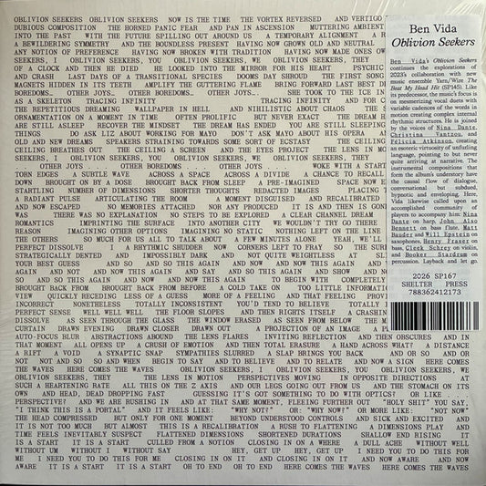 Ben Vida - Oblivion Seekers (LP, Album)
