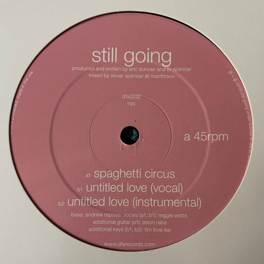 Still Going - Spaghetti Circus (12", RP)