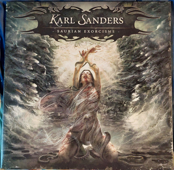 Karl Sanders - Saurian Exorcisms (LP, Album, Ltd, RE, Whi)