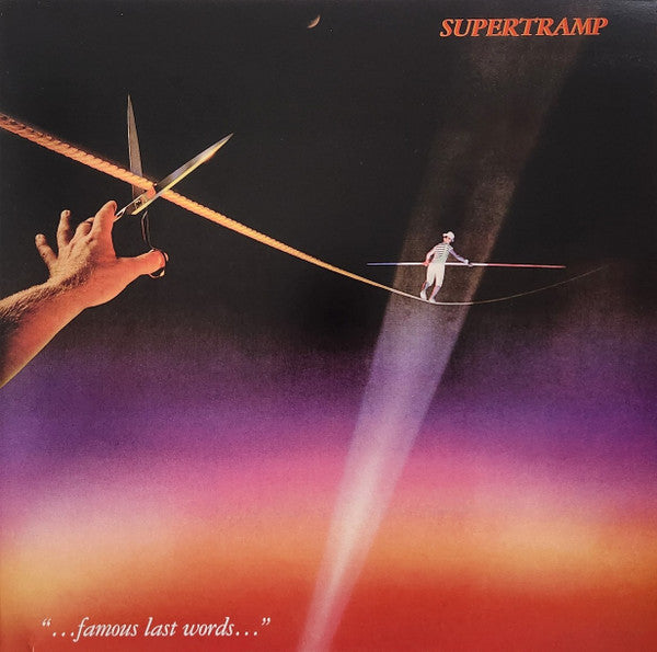 Supertramp - "...Famous Last Words..." (LP, Album, RE, RM, Hal)