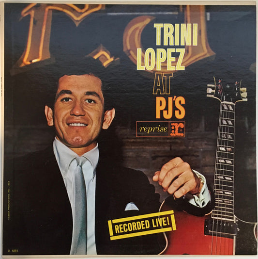 Trini Lopez - Trini Lopez At PJ's (LP, Album, Mono, San)