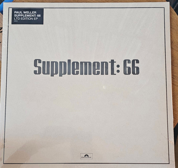 Paul Weller - Supplement: 66 (12", EP, Ltd)