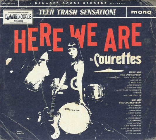 The Courettes - Here We Are The Courettes (CD, Comp, Mono, RM, RP)
