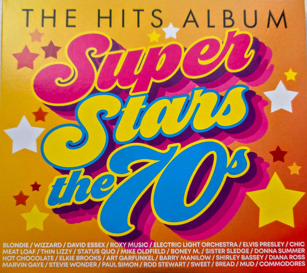 Various - The Hits Album - Super Stars The 70s (3xCD, Comp)