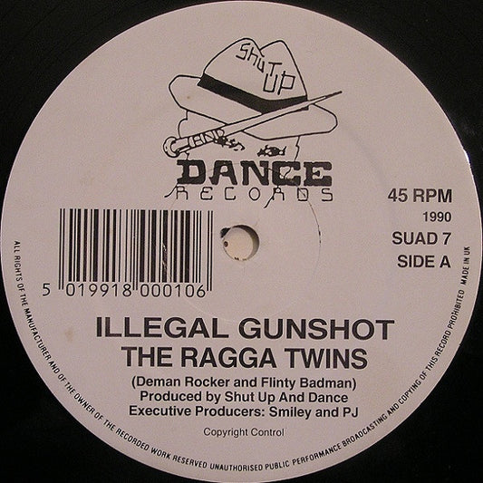 The Ragga Twins - Illegal Gunshot / Spliffhead (12")