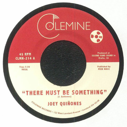 Joey Quiñones - There Must Be Something (7", Single)