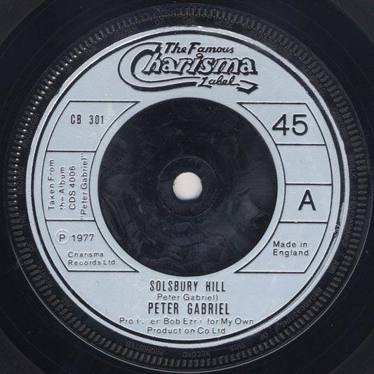 Peter Gabriel - Solsbury Hill (7", Single)