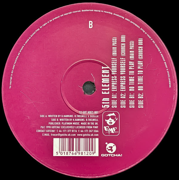 5th Element - Express Yourself (12")