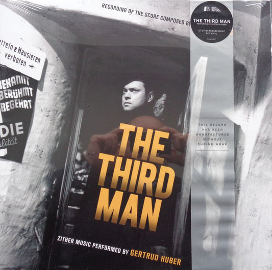 Anton Karas, Gertrud Huber - The Third Man (LP, Album, Red)