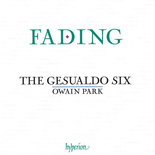 The Gesualdo Six, Owain Park - Fading (CD, Album)