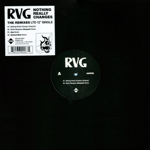 RVG (3) - Nothing Really Changes (The Remixes) (12", Single, Ltd)
