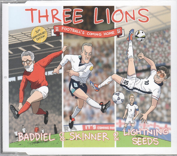 Baddiel & Skinner & Lightning Seeds - Three Lions (CD, Single, Ltd)