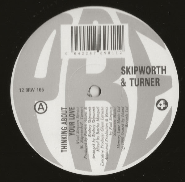 Skipworth & Turner - Thinking About Your Love (Remix) (12", Bla)