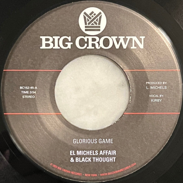 El Michels Affair & Black Thought - Glorious Game (7", Single)