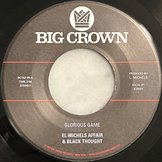 El Michels Affair & Black Thought - Glorious Game (7", Single)