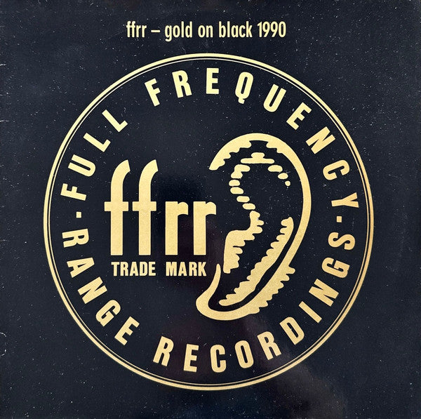 Various - FFRR - Gold On Black 1990 (LP, Comp)