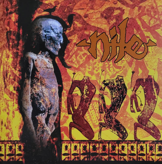 Nile (2) - Amongst The Catacombs Of Nephren-Ka (LP, Album, RE, Yel)