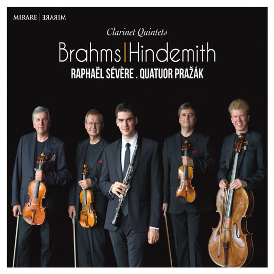 Prazak Quartet, Raphaël Sévère - brahms - hindemith - clarinet quintets (CD)