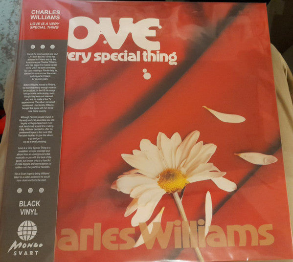 Charles Williams - Love Is A Very Special Thing (LP, Album, RE + 7", Single)