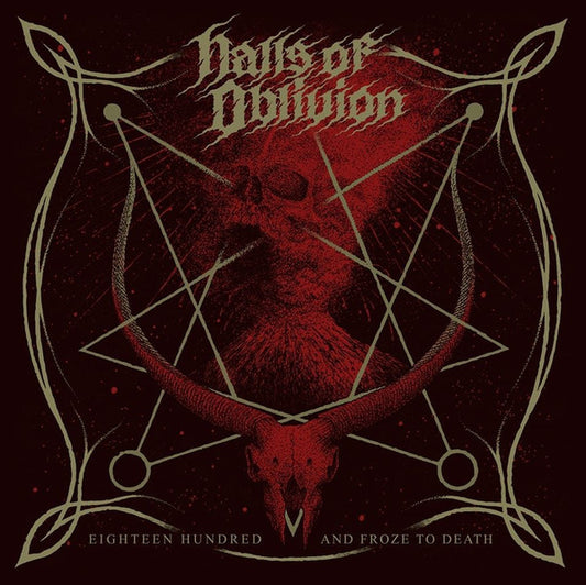 Halls Of Oblivion - Eighteen Hundred And Froze To Death (CD, Album)