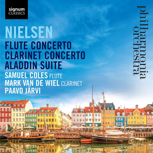 Nielsen* - Samuel Coles, Mark Van De Wiel, Paavo Järvi, Philharmonia Orchestra - Flute Concerto, Clarinet Concerto, Aladdin Suite (CD, Album)