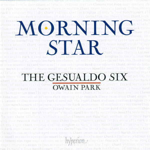 The Gesualdo Six / Owain Park - Morning Star (CD)