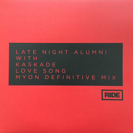 Late Night Alumni With Kaskade / Late Night Alumni - Love Song (Myon Definitive Mix) / Only For Tonight (Fatum Signature Mix) (12", Ltd)