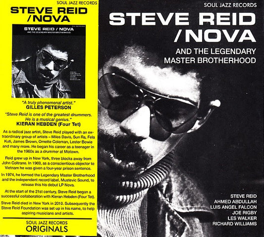 Steve Reid (2) Featuring The Legendary Master Brotherhood - Nova (CD, Album, RE)