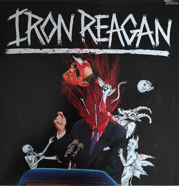 Iron Reagan - The Tyranny Of Will (LP, Album, Ltd, RE, Whi)