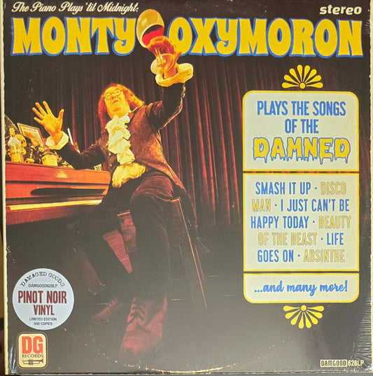 Monty Oxymoron* Plays The Songs Of The Damned - The Piano Plays 'Til Midnight (LP, Album, Ltd, Pin)