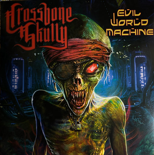 Crossbone Skully - Evil World Machine (LP, Album, S/Edition, Cle)