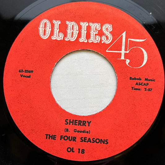 The Four Seasons - Sherry / I've Cried Before (7", Single, RE, Mon)
