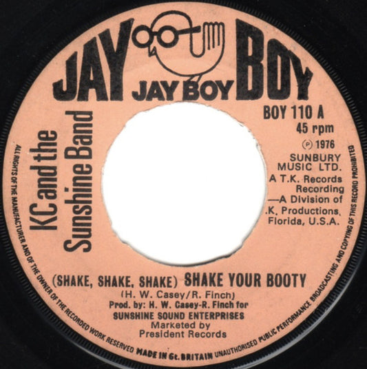 KC And The Sunshine Band* - (Shake, Shake, Shake) Shake Your Booty (7", Kno)
