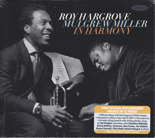 Roy Hargrove, Mulgrew Miller - In Harmony (2xCD, Album)