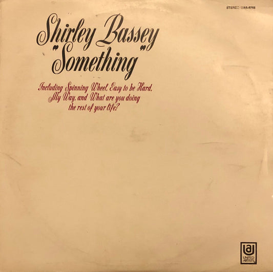 Shirley Bassey - Something / Shirley Bassey Is Really Something (LP, Album, Mono)