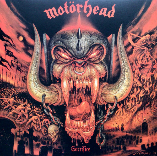 Motörhead - Sacrifice (LP, Album, RE, RP, Tra)