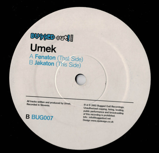 Umek - Fenaton / Jakaton (12")