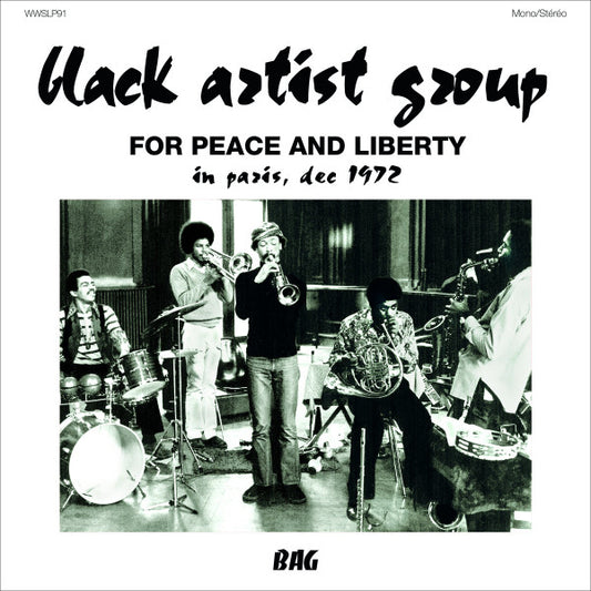 Black Artist Group* - For Peace And Liberty (In Paris, Dec 1972) (LP, Album, Ltd, RM)