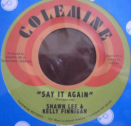 Shawn Lee & Kelly Finnigan - Say It Again / Harpsichord Rock (7")
