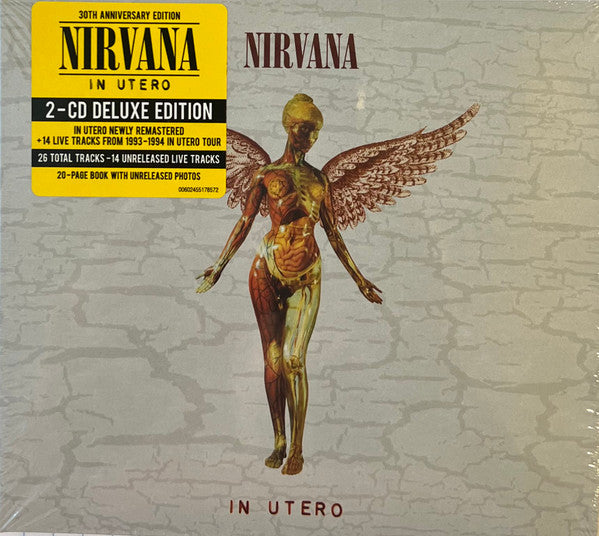 Nirvana - In Utero (CD, Album, RE, RM + CD + Dlx, 30t)
