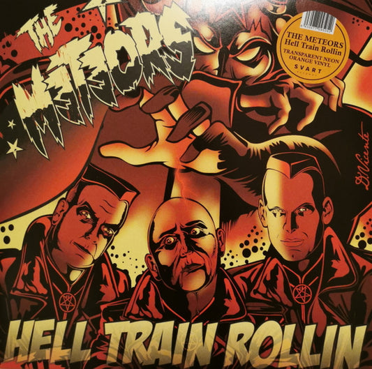 The Meteors (2) - Hell Train Rollin (LP, Album, RE, Neo)