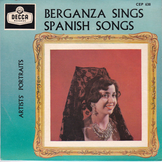 Berganza* - Berganza Sings Spanish Songs (7", EP)