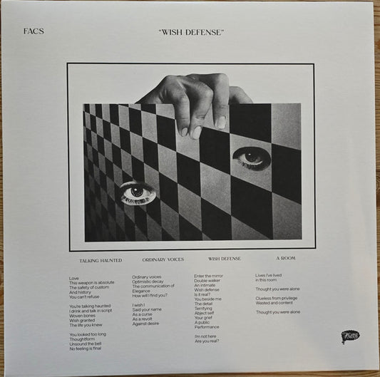 FACS (2) - Wish Defense (LP, Album, Ltd, Whi)
