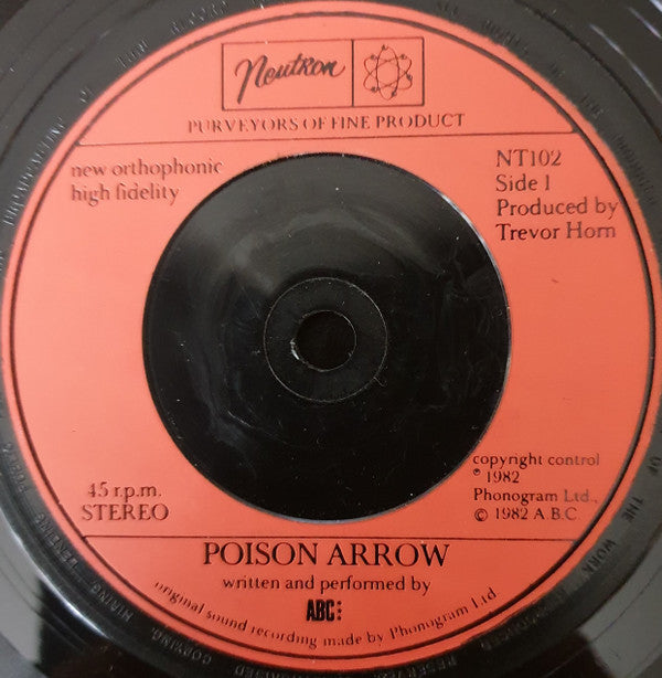 ABC - Poison Arrow (7", Single, Red)
